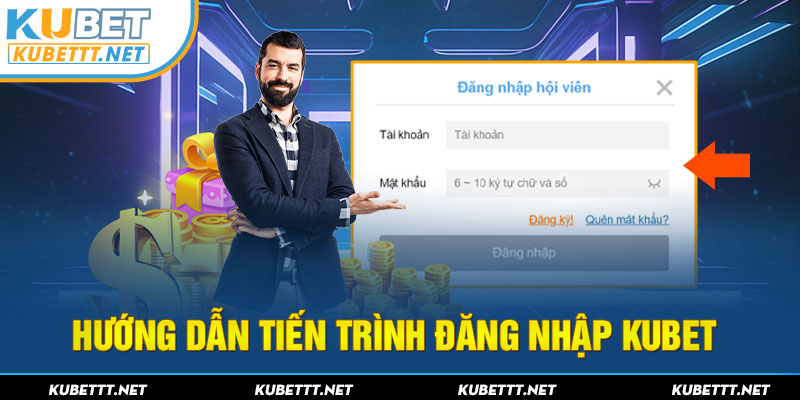 Các bước đăng nhập KUBET