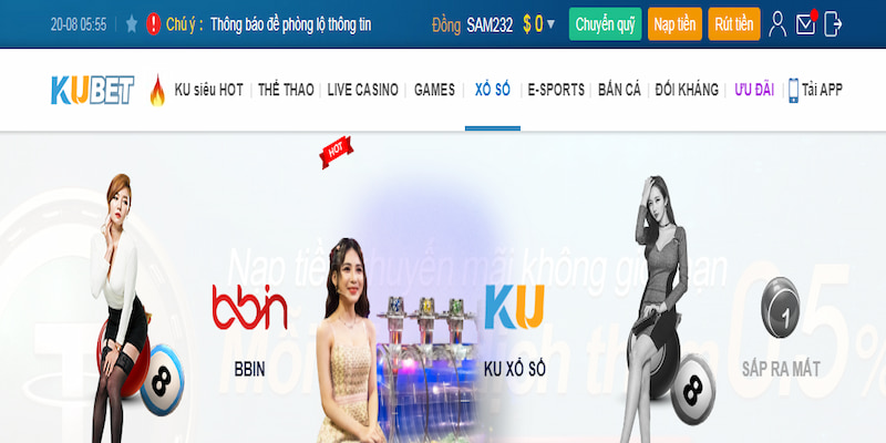 Xổ Số KUBET là sản phẩm được ưa chuộng tại trang game